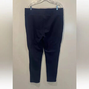 Seven 7 Jeans Navy Blue Pull On Legging Pants Front Seam Womens Size XL (1415)‎